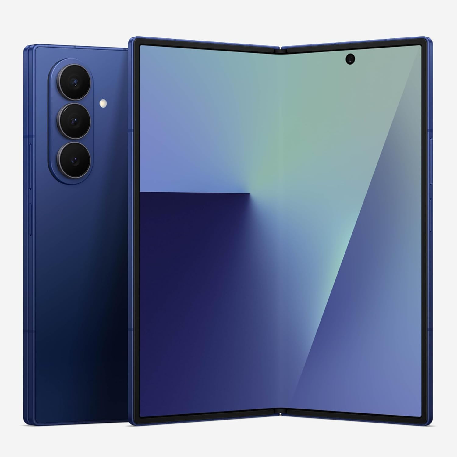 三星 Galaxy Z Fold7 手机,256GB AI 智能手机,解锁 Android,AI 照片编辑,大屏幕,电池寿命长,2025,美国 1 年制造商保修,蓝影色
